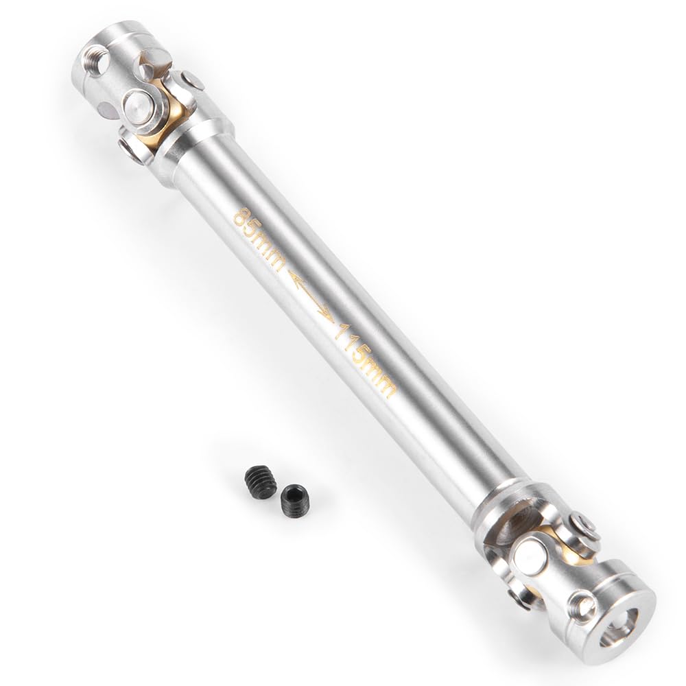 RC-Hub 1Pcs RC Driveshafts Metal Drive Shaft 45-50/47-57/55-67/60-80mm for 1:14 Tamiya Trailer Tractor Truck RC Crawler Car (85m