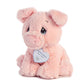 Aurora® Inspirational Precious Moments™ Bacon Piggy Stuffed Animal - Cherished Memories - Enduring Comfort - Pink 8.5 Inches