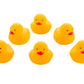 HJ funzone Toys Squeezy Duck Bath Toys, Yellow, Pack of 6, NonToxic, Squeeze Sound, for Kids (Pack of 6)