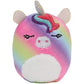 Squishville By Squishmallow Mini Plush Rainbow Dream Squad, Six 2    Rainbow Animals, Irresistibly Soft Colorful Plush, Mini Cat
