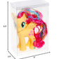 Dollsafe Clear Folding Display Box For Large 5-6 Inch Dolls And Action Figures, 5'' W X 2.5'' D X 6.5'' H, Pack Of 2