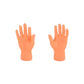 Set of 5 NOVELTY GIANT Small Rubber Hand Finger Puppets - Fun, Colorful Toys for Kids, Party Favors, and Storytelling Activities