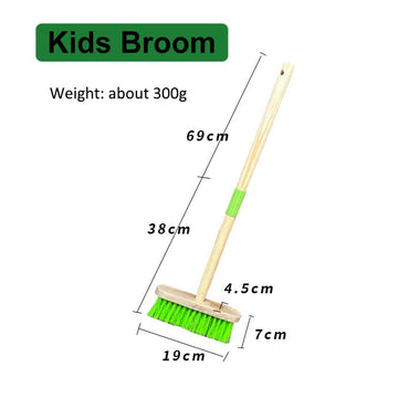 Xifando Mini Garden Tools- Kids Gardening & Lawn Care Hand Tools/Small Patio, Lawn & Garden Tools Set (Broom)