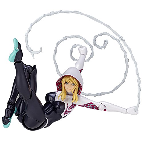 figure complex AMAZING YAMAGUCHI Spider-Gwen approx. 6.1in (155 mm) ABS & PVC Pre-painted Action Figure Revoltech