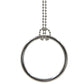Momomage 1 Pc Ring And Chain (Large Ring) Magic Tricks Metal Knot Ring On Chain Magic Prop Close Up Street Magic Illusion (Silve