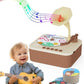 Jwatch Kids Phonograph With 96 Colorful Cards Learning Sensory Toy Ideal Entertainment For Boys And Girls Aged 3-6 Kids Phonogra