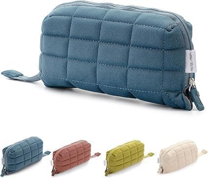 ZANOTTRA Pillow Stationery Pouch  Soft Pillow Makeup Bag, PillowShaped Pencil Case for School, Cosmetics, Travel | Pen & Color