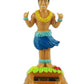 KC Hawaii Shaka Hula Man Solar Dashboard Doll - Multicolored Fun Car Accessory for Hula Lovers