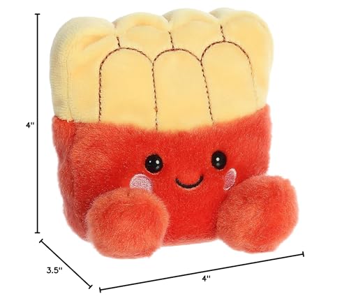 Aurora® Palm Pals™ Frenchy Fries™ Stuffed Animal - Yellow 5" Pocket-Sized Toy - Collectable Polyester Plush