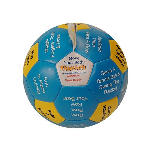 Training Wheels Thumball Move Your Body  for End of Group Debriefing and Team Building Activities for Work and Therapy (Move Yo