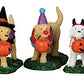 Lemax Spooky Town Trick Or Treating Dogs Set Of 5 # 52301