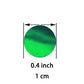 Green Foil Metallic Round Table Confetti Decor - Summer Tropical Jungle Safari Baby Shower Birthday Party Mylar Scatter Confetti