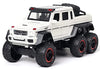 Adlon Car 6 Wheel Drive Metal Car Pull Back with Open Doors, Engine Cover, Tail with Front and Rear Light & Music Great Gift for