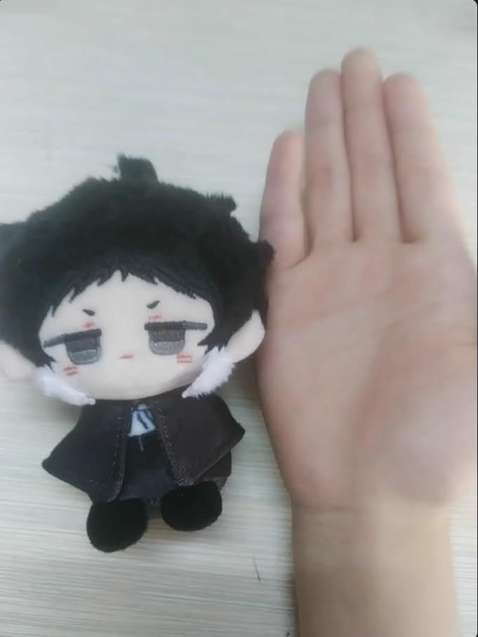 KILA MILA Anime Plush Doll Dazai Osamu Nakahara Chuuya Edogawa Rampo Mini Pendant Keychain Cute Toy Kids Gift(Ryunosuke Akutagaw
