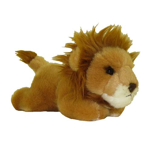 Aurora® Miyoni® Lion Stuffed Animal - Realistic Brown Plush - 10 Inches - Perfect for Bedrooms or Classrooms