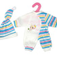Reborn Baby Doll Clothes Baby Doll Clothing Outfit Accessories 2 Pices Sets For 10-14 Inches Newborn Boy & Girl