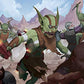 Fantasy North - Krazz - Goblin Bomber - Tcg Trading Card Game Playmat And Mouse Pad - 24 X 14 Inches - Perfect For Magic Mtg Com