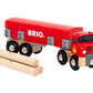 BRIO World 33657 - Lumber Truck | 6-Piece Wooden Toy Train Set | Ideal for Kids Ages 3 and Up | Made with Sustainable Wood | Mag