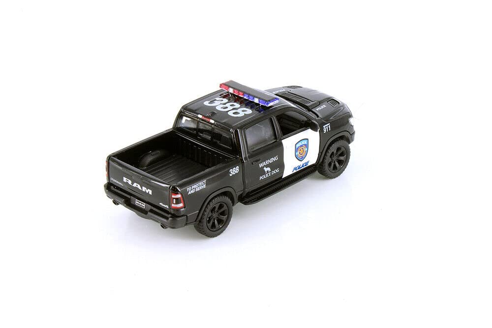 Kinsmart 2019 Dodge Ram 1500 Police Pickup Truck Diecast Model car 1/46 O Scale Diecast Truck