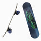 VKDAS Wooden Skate Board for Kids/Girl 312 Years Portable Handheld Skateboard 4 Wheels Mini Cruiser 24 x 6 Inch Skating Board B