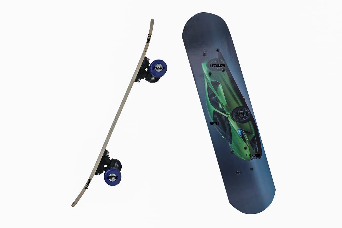 VKDAS Wooden Skate Board for Kids/Girl 312 Years Portable Handheld Skateboard 4 Wheels Mini Cruiser 24 x 6 Inch Skating Board B