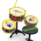 Kavin Portable Drum Set Musical Instrument Drum Toy For Boys And Girl Fun Playing Musical Band Birthday Gift Item (For 25 Years