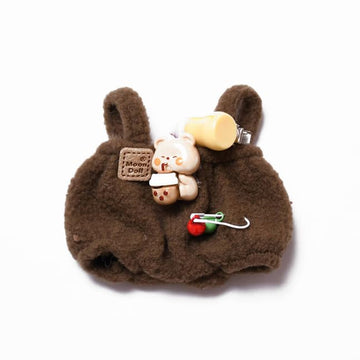 Yamaso 17Cm Doll Clothes Suitable For 17Cm Dolls Accessories Sitting 1Hat+1Romper+1Camera Backpack No Doll