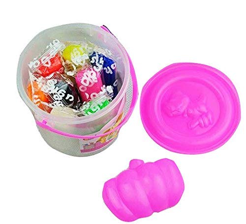 Shyam Creation Non Toxic Clay Bucket With Tool Small (Pack Of 1)|| Multicolour Clay Bucket