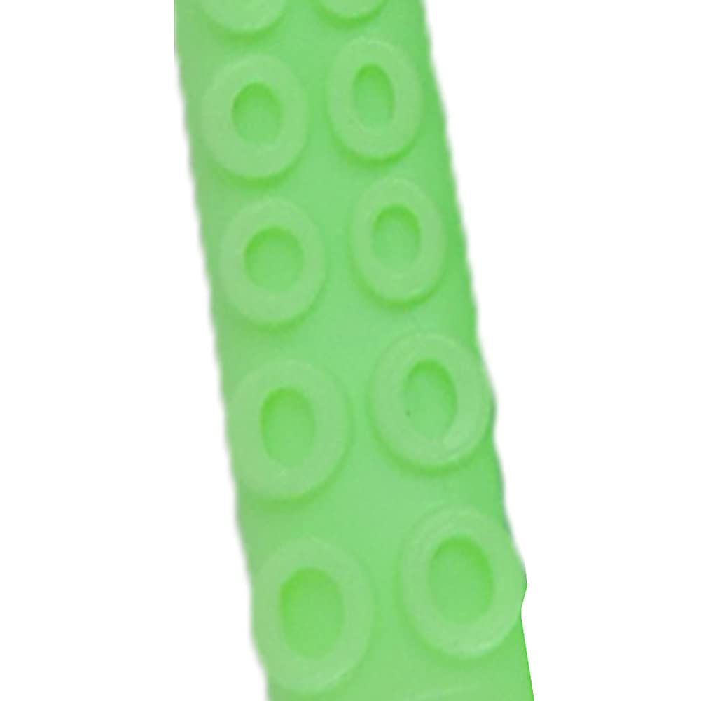 5 Silicone Finger Tentacle Puppets Green