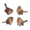 RAZ Imports Brown & Peach 2 Birds Set of 4