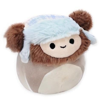 Squishmallows Kellytoy 2022 4 ' ' Dray The Sasquatch - Includes Stickers, Multicolor
