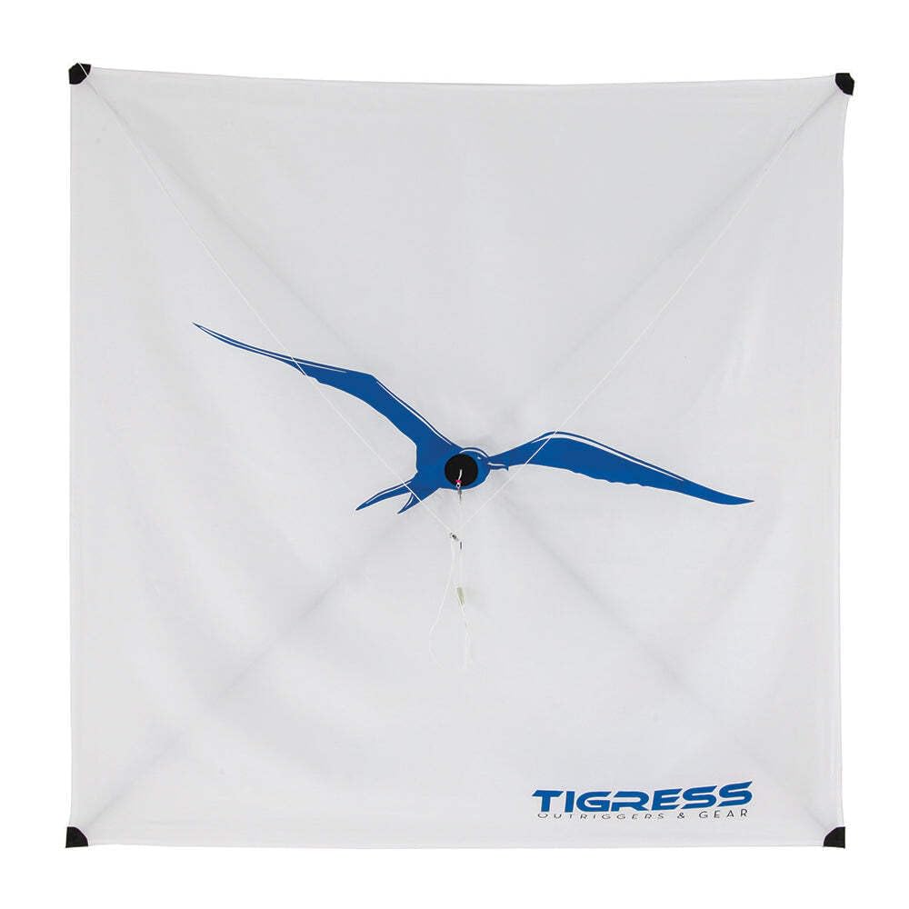 Tigress Fishing Kite, Sturdy Offshore Fishing Kite Constructed Of 100% Carbon Graphite, Includes Extra 5Th Spar, Lite Wind Kite
