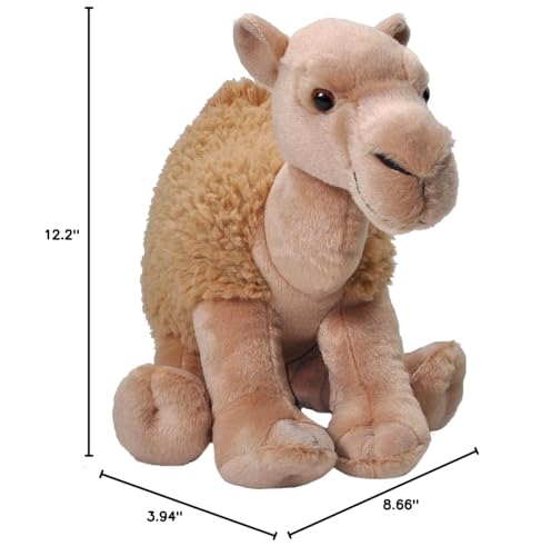 Wild Republic Dromedary Camel Plush, Stuffed Animal, Plush Toy, Gifts For Kids, Cuddlekins 12 Inches