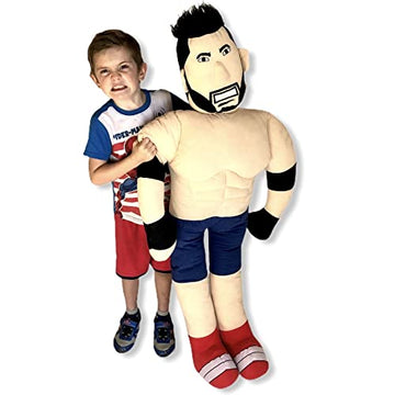 Wrestle Mates 4 Foot Tall Stuffed Doll (Black)