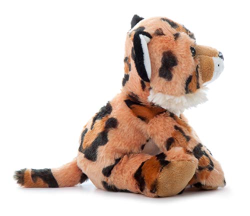 The Petting Zoo Jaguar Plush Toy 9" - Black or Brown Soft Stuffed Animal for Kids, Model 420106
