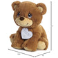 Aurora Inspirational Precious Moments Charlie Bear Stuffed Animal - Cherished Memories - Enduring Comfort - Brown 8.5 Inches