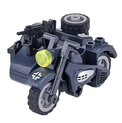 General Jim'S Ww2 German Military Motorcycle And Removable Sidecar Building Blocks Bricks Set For History Enthusiasts Or Brick C