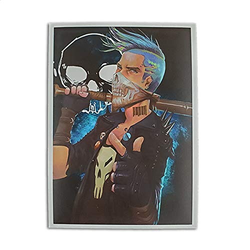 Fantasy North - Sid Wilde - Skull Gang Member - 100 Smooth Matte Tcg Trading Card Sleeves - Fits Magic Mtg Commander Pokemon And