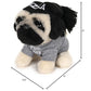 Gund Doug The Pug Pizza Hat Plush Stuffed Animal Dog, 5''