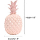 Wait Fly 5 X 9 Inches Elegant Pineapple Shape Resin Piggy Bank Coin Bank Money Bank