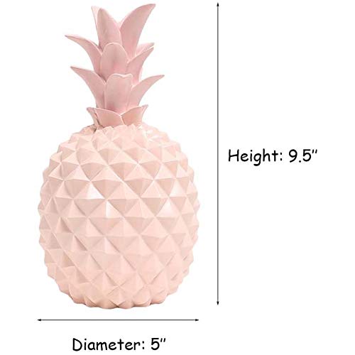Wait Fly 5 X 9 Inches Elegant Pineapple Shape Resin Piggy Bank Coin Bank Money Bank