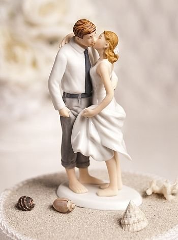 Wedding Collectibles Beach Get Away Wedding Cake Topper