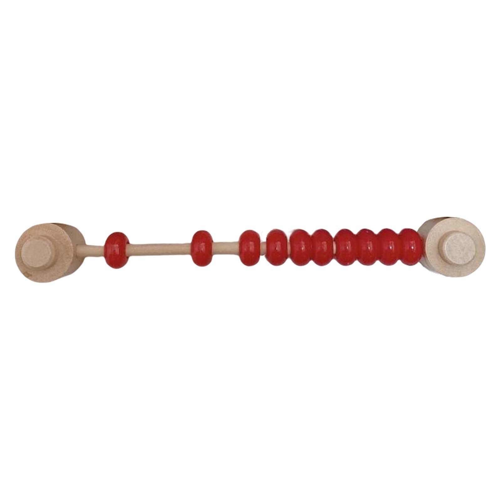 Loom Tree Abacus Busy Board Counting Sensory Toy Wooden For Preschool Red | Toys For Baby | Developmental Baby Toys