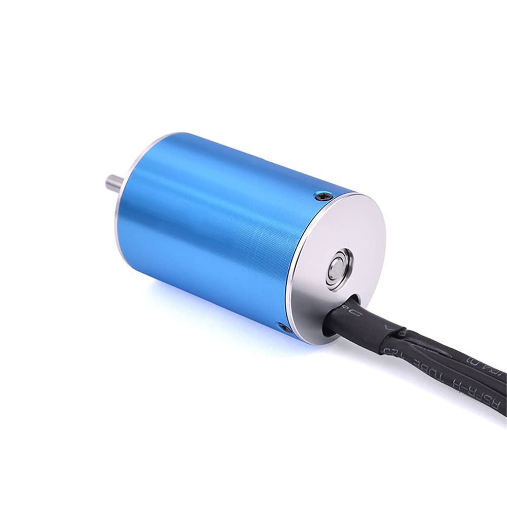 KingVal Replacement 2838 5300KV Sensorless Brushless Motor Shaft 3.175mm Compatible with 1/14 1/16 RC Car