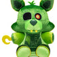 Funko Plush Set of 4 - FNAF High Score Chica, Radioactive Foxy, System Error Bonnie & VR Freddy - Multicolor, Model 59696-99