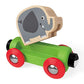 Award Winning Hape Railway Jungle Journey Train Set, L: 9.1, W: 1.3, H: 2 Inch