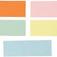 Pacon Blank Flash Cards, Assorted Colors, 3 X 9 Inches, Pack Of 250