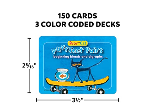 Edupress Pete The Cat Purrfect Pairs Game:Beginning Blends & Digraghs (Ep-3533)