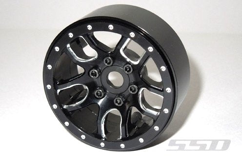 SSD RC 1.9    Double Time Wheels (Black) (2)