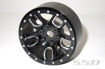 SSD RC 1.9    Double Time Wheels (Black) (2)
